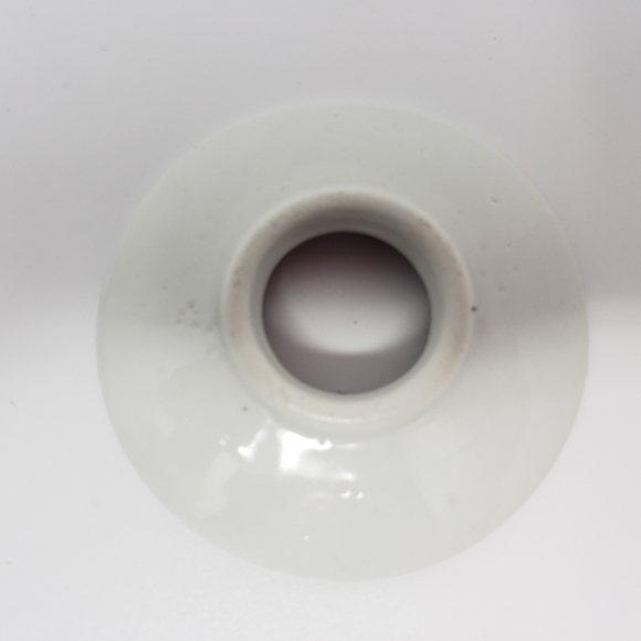 Candle Rings Plates Porcelain Holly Poinsettia Chirstmas Set of 2 - Picture 10 of 16